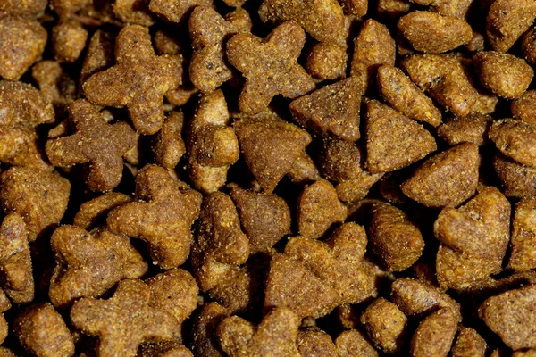 Dog Cat Food Kibble Shot Close Top View Background Royalty Free Stock Photos