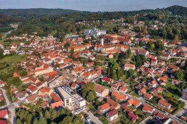 Hırvatistan 'ın Varazdinske Toplice kentine yaz havası