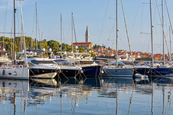 Barcos Porto Férias Verão Tema Livre — Fotografia de Stock