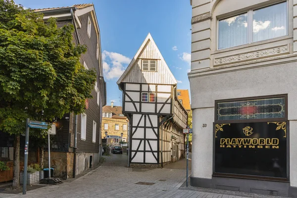 Hattingen Germany September 25Th 2022 Streets Old Town Altstadt Hattingen — Stock Photo, Image