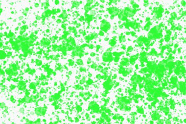 beyaz arkaplanda yeşil parlama