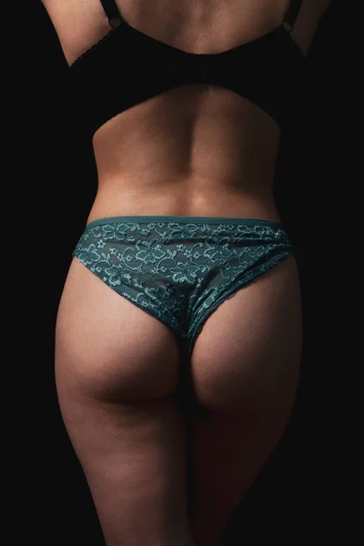 Frau Sexy Posiert Dessous — Stockfoto