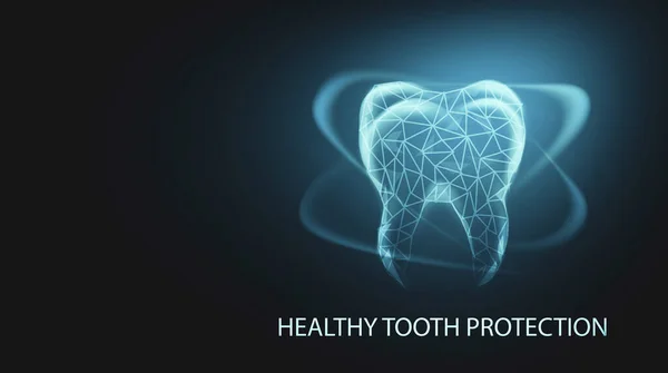 Медицинская Концепция Защиты Зубов — стоковое фото