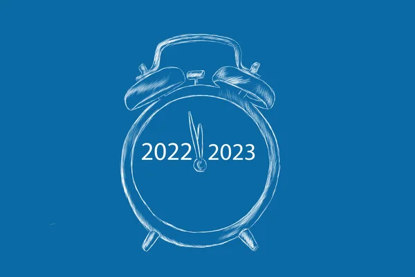 Transition 2022 2023 — Stock Photo, Image