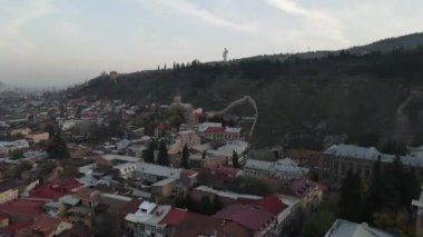 Kartlis Deda 'nın, Kartli' nin ya da Gürcistan 'ın Annesi' nin hava manzarası