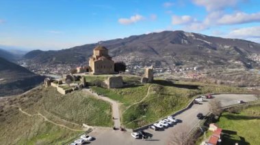 Jvary Manastırı yakınındaki Mtsheta, Gürcistan.