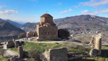 Jvary Manastırı yakınındaki Mtsheta, Gürcistan