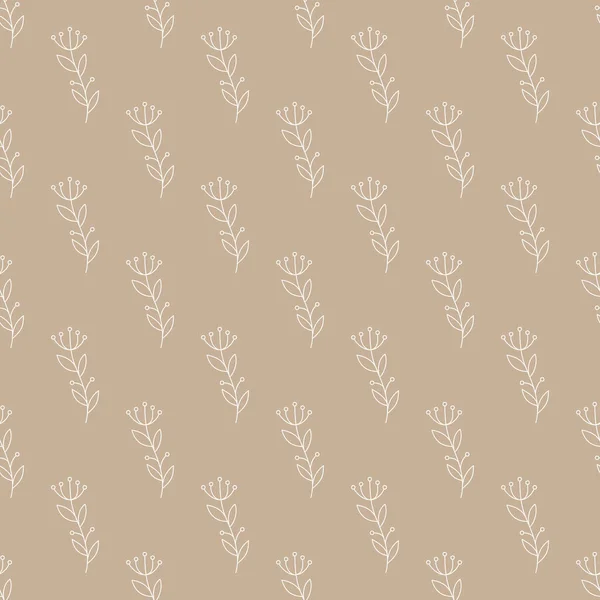 Květinové Bezešvé Vzory Pro Textury Textil Jednoduché Zázemí Plochý Styl — Stockový vektor
