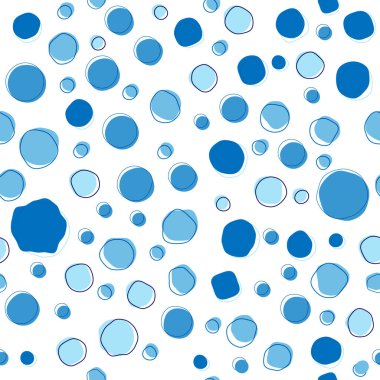 Kusursuz desen ve gelişigüzel deforme şekiller doku, tekstil, ambalaj ve basit arka planlar için. Ölçeklenebilir vektör çizimi. Düz biçim.