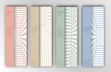 Pankartlar, dokular, tekstil, kartlar, duvar kağıtları ve yaratıcı tasarımlar için soyut desenler. Düz biçim.