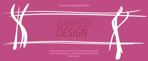 Modello Astratto Cerchi Banner Copertine Brochure Sfondi Semplici Stile Minimalista — Vettoriale Stock