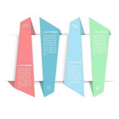 Bilgi grafikleri. İş verilerinin, projelerin, eğitimlerin, geliştirme planlarının ve stratejilerinin görselleştirilmesi. Piktogramlar dolusu işlem. Düz biçim