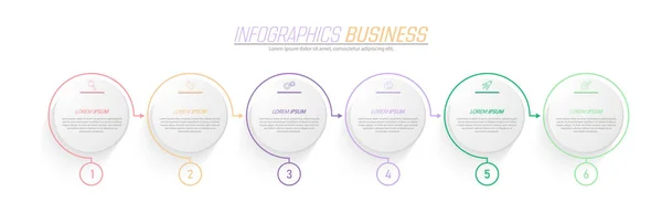 Infografías Visualización Datos Empresariales Proyectos Capacitaciones Planes Desarrollo Estrategias Pictogramas — Archivo Imágenes Vectoriales