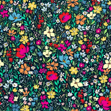 Yaz modası elbiseler için kusursuz desen