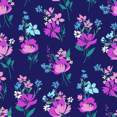 Yaz modası elbiseler için kusursuz desen