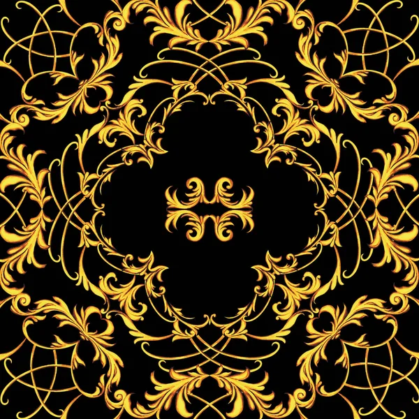 Diseño de pañuelo con elementos dorados — Foto de Stock