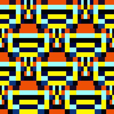 Pattern in the style of old games