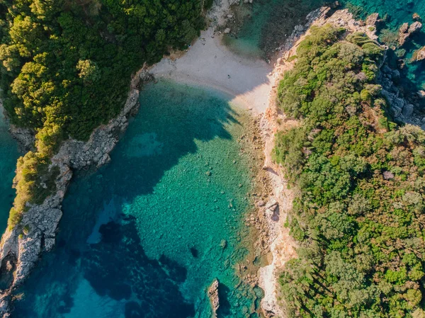 Вид з повітря на острів Корфу.. — стокове фото