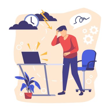 İş yerinde stresli durum