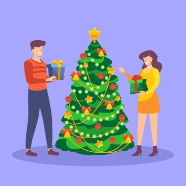 Noel ağacı ve hediyeler