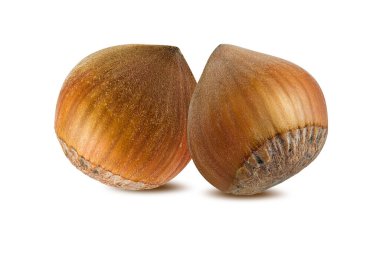 Fındık fıstığı beyaz arkaplanda izole edilmiş, tasarım ögesi