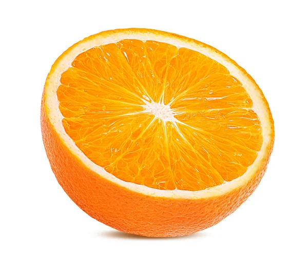 Orangene Früchte Isolieren Auf Weißem Hintergrund — Stockfoto