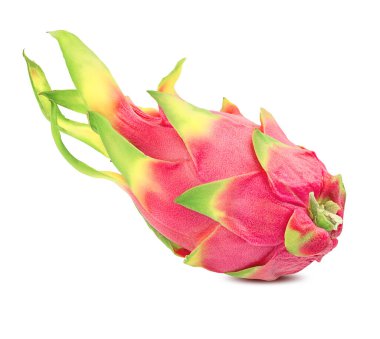 Beyaz arkaplanda Ejder Meyvesi izole