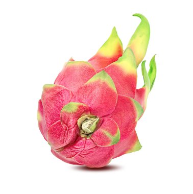 Beyaz arkaplanda Ejder Meyvesi izole