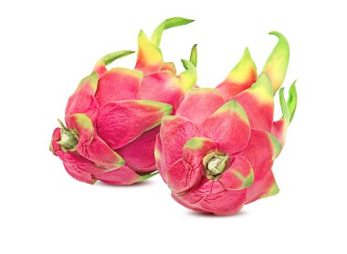 Beyaz arkaplanda Ejder Meyvesi izole