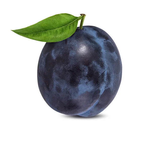 Beyaz arkaplanda erik