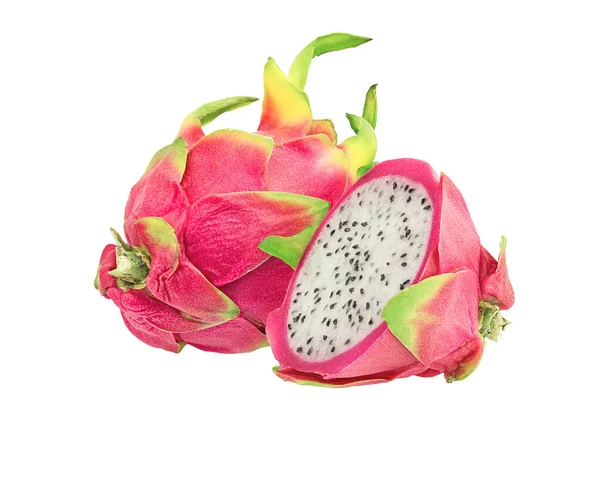 Beyaz arkaplanda Ejder Meyvesi izole