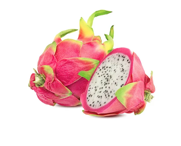 Beyaz arkaplanda Ejder Meyvesi izole