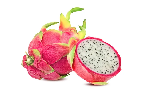 Beyaz arkaplanda Ejder Meyvesi izole