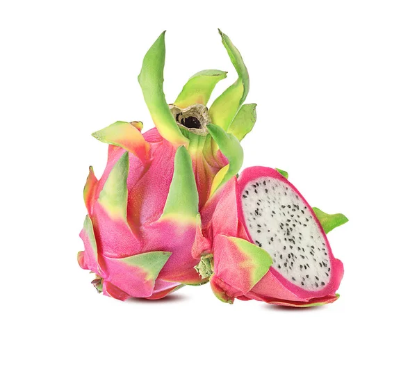 Beyaz arkaplanda Ejder Meyvesi izole