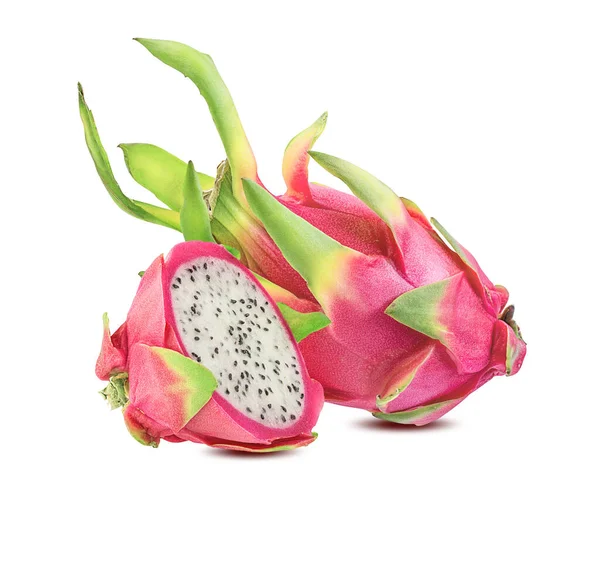 Beyaz arkaplanda Ejder Meyvesi izole