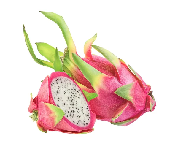 Beyaz arkaplanda Ejder Meyvesi izole