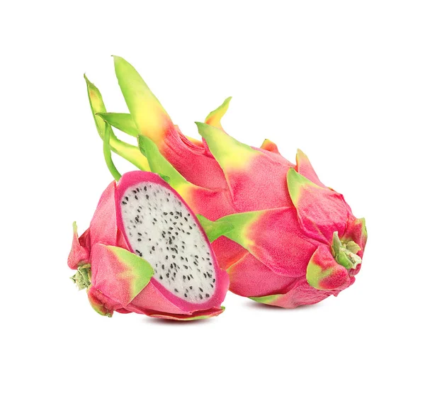 Beyaz arkaplanda Ejder Meyvesi izole