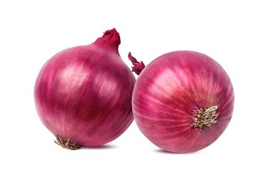 Beyaz bir arka plan üzerinde izole soğan