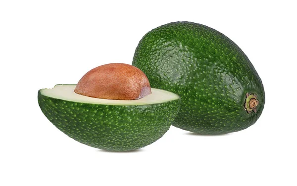 Авокадо Ізольовано Білому Тлі — стокове фото