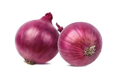 Beyaz bir arka plan üzerinde izole soğan