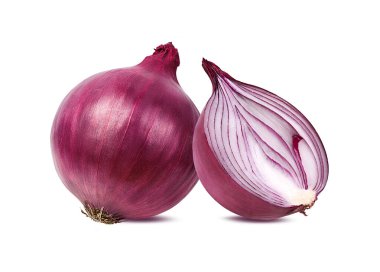 Beyaz bir arka plan üzerinde izole soğan