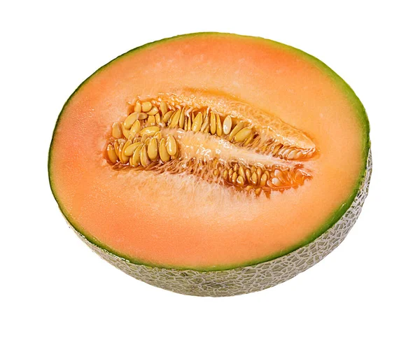 Melon Isolated White Background — Stock Photo, Image