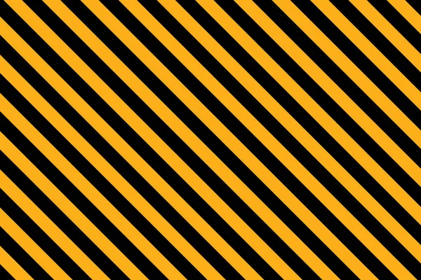 Желтый Черный Полосатый Фон Предупреждения — стоковый вектор