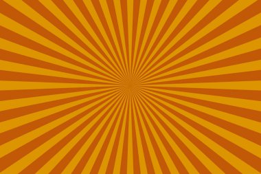 Soyut sarı ve turuncu güneş ışınları vektör arkaplanı