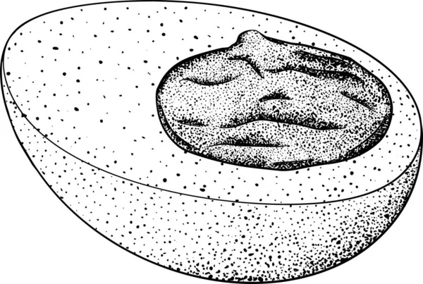 Ručně Nakreslená Vektorová Vejce Míchaná Omeleta Farmářská Vejce Kreslení Ingredience — Stock fotografie