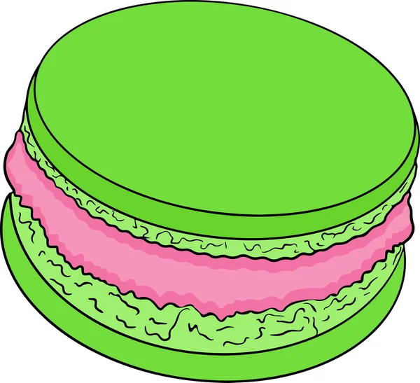 Köstliche Süßigkeiten Und Desserts Handgezeichnete Farbenfrohe Illustration Beliebter Traditioneller Desserts — Stockvektor