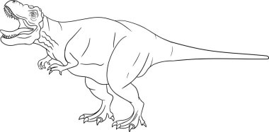 El yapımı dinozorlar. Tarih öncesi hayvan örnekleri. Dinozorlarla boyama kitabı