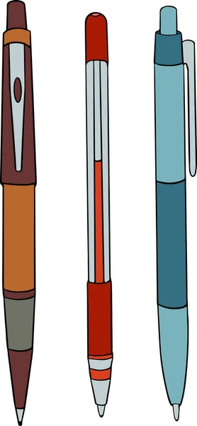 Pens Vector Illustration Back School Vector Illustration — Διανυσματικό Αρχείο