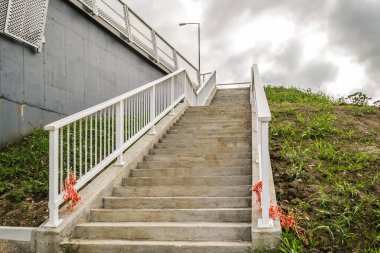 Yeni Zezelj Köprüsü inşa edilme olasılığı gezinti güvertesinin Petrovaradin tarafından görülüyor. Sadece yeni Zezelj Köprüsü altında inşa edilen adımlar.