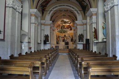 Tekije 'deki Karlı Kadın Kilisesi Kubbesi..